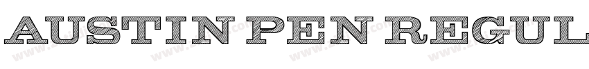 Austin Pen Regular字体转换
